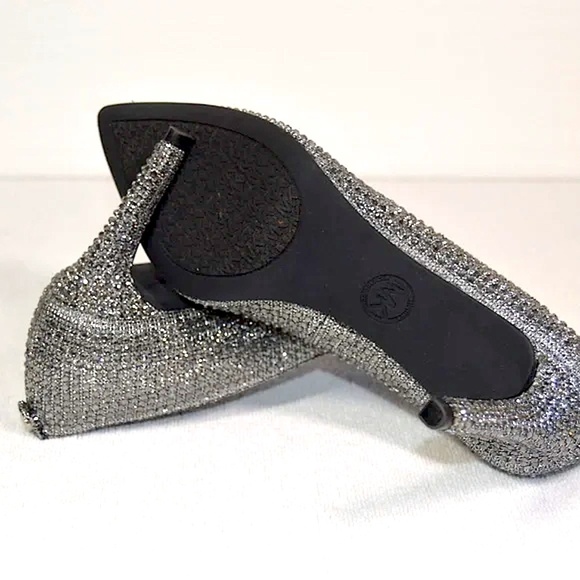 🆕🏷️Michael Kors Dorothy Flex Glitter Chain Mesh Pump - Picture 5 of 7